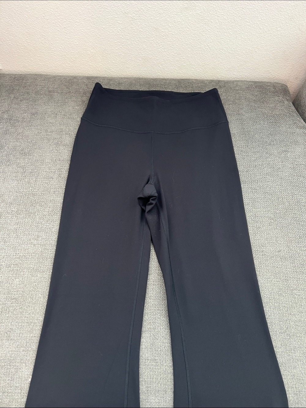 lululemon athletica Black High-Rise Flared Track Pants